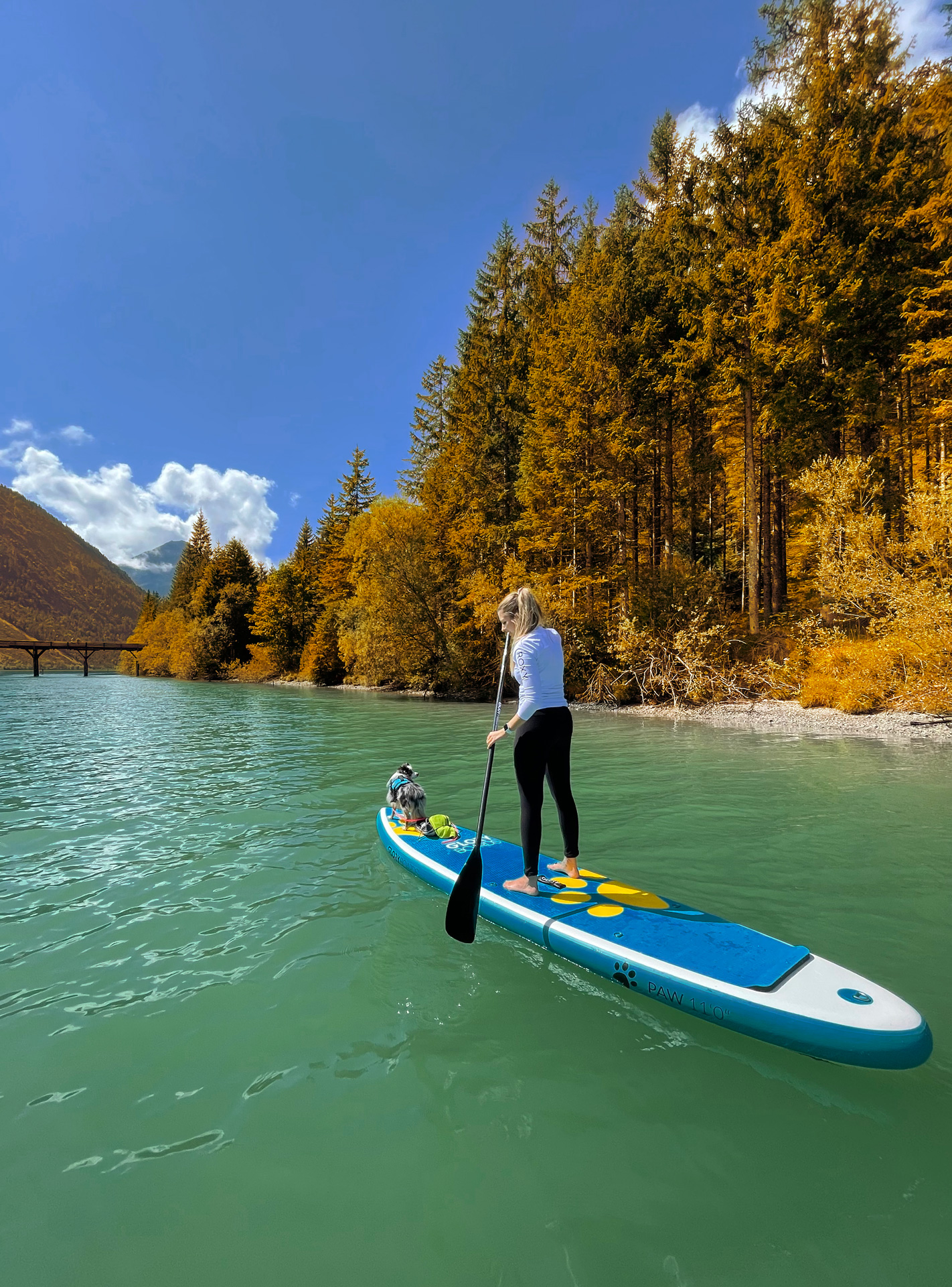 Stand Up Paddling im Herbst mit HEIUKI