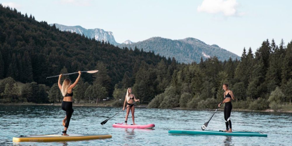 Stand Up Paddle Board Vergleich am Fuschlsee